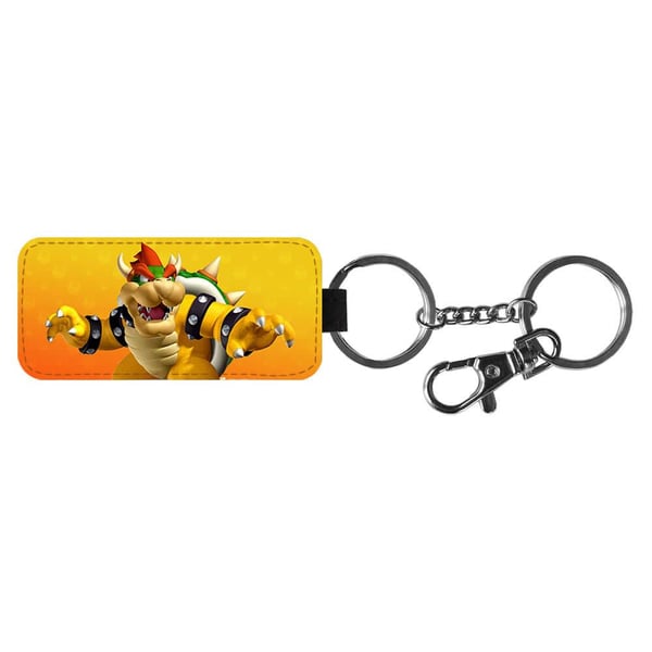 Nyckelring: Super Mario King Koopa, stilrent hängsmycke med livfull och unikt design