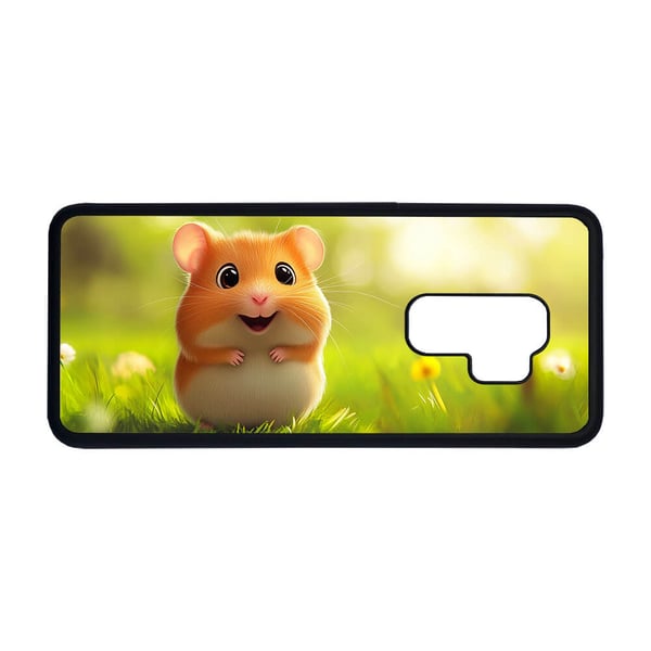 Børne Tegnefilm Hamster Samsung Galaxy S9+ Mobilcover - Etui Børne Tegnefilm Hamster Samsung Galaxy S9+ Mobilcover - Etui