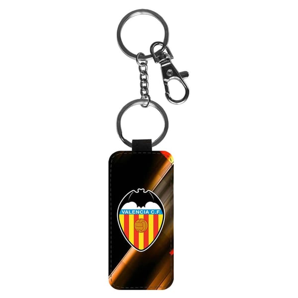 Nyckelring: Valencia CF, stilrent hängsmycke med livfull och unikt design