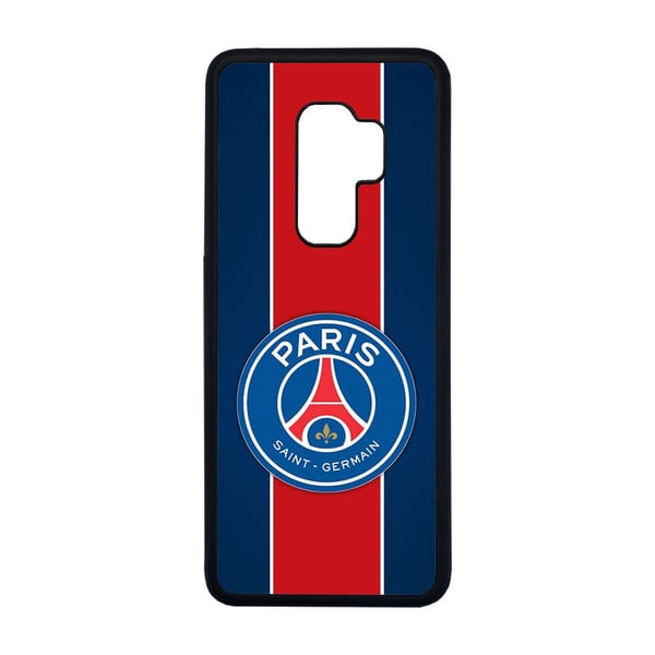 Til Samsung Galaxy S9+: PSG Paris Saint-Germain, mobildeksel med unikt motiv, beskyttende cover