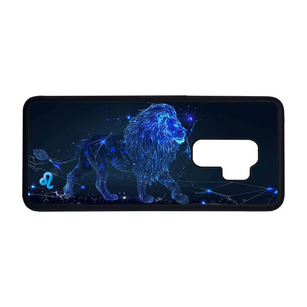 Til Samsung Galaxy S9+: Stjernetegn Løven, mobildeksel med unikt motiv, beskyttende cover