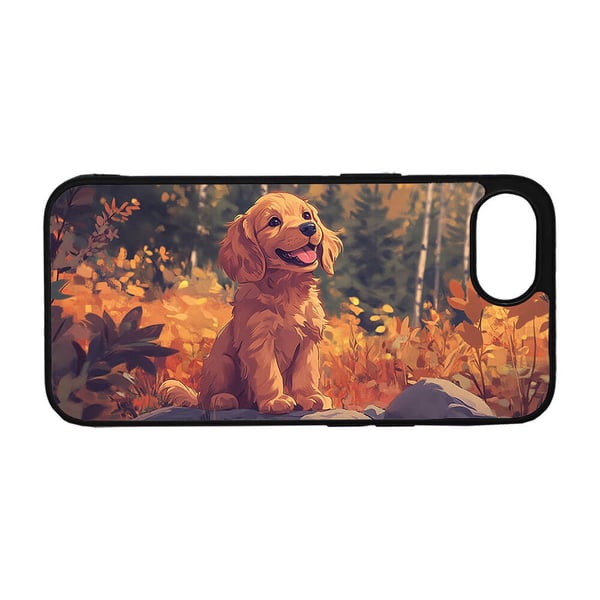 Barn Søt Tegneserie Cocker Spaniel Hund iPhone SE 5G Mobiltelefon Deksel