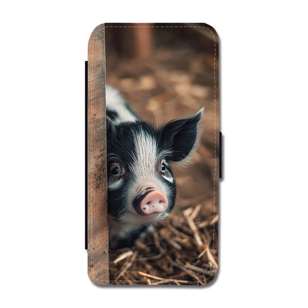 Til Samsung Galaxy S8+: Dyr Gris, flipdeksel med unikt motiv, mobiletui med stativfunksjon
