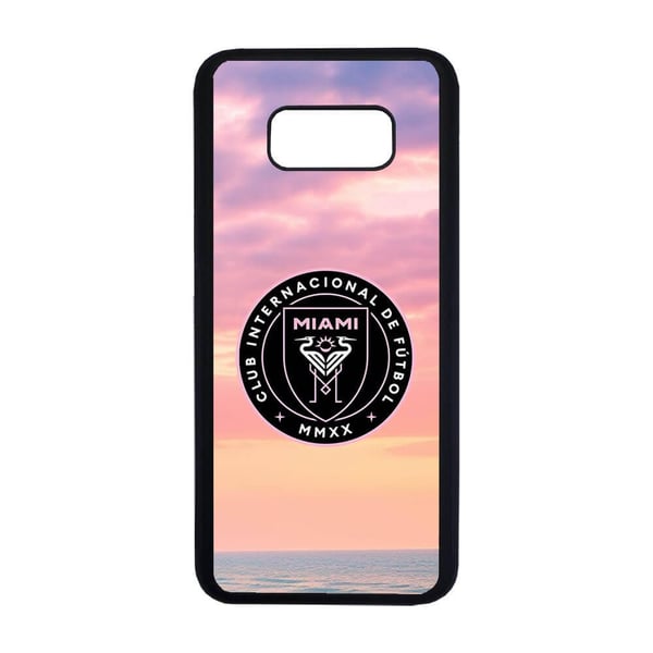 Til Samsung Galaxy S8+: Inter Miami CF, mobildeksel med unikt motiv, beskyttende cover