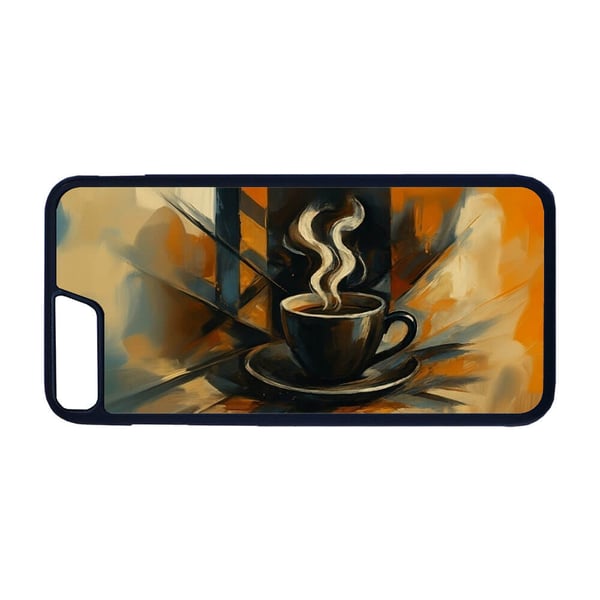 Til iPhone 7 Plus / 8 Plus: Kaffe Oliemaleri, mobilcover med unikt motiv, beskyttende cover