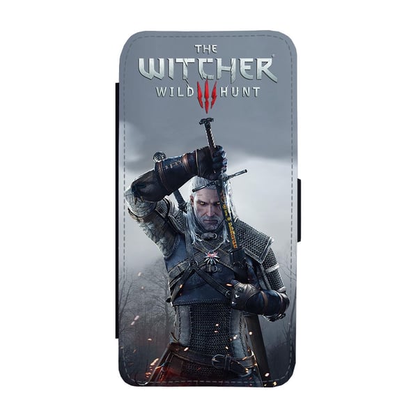 The Witcher Samsung Galaxy S9, flipdeksel med unikt motiv, mobiletui med stativfunksjon