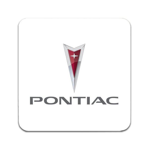 Glassunderlag (2-pakning): Pontiac, stilrene underlag med unike og livlige motiver