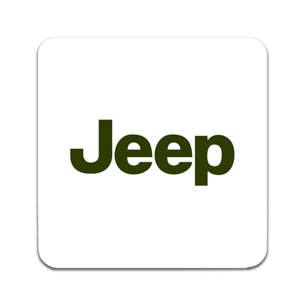 Lasinaluset (2 kpl): Jeep, tyylikkäät aluset uniikeilla ja eloisilla kuvioilla