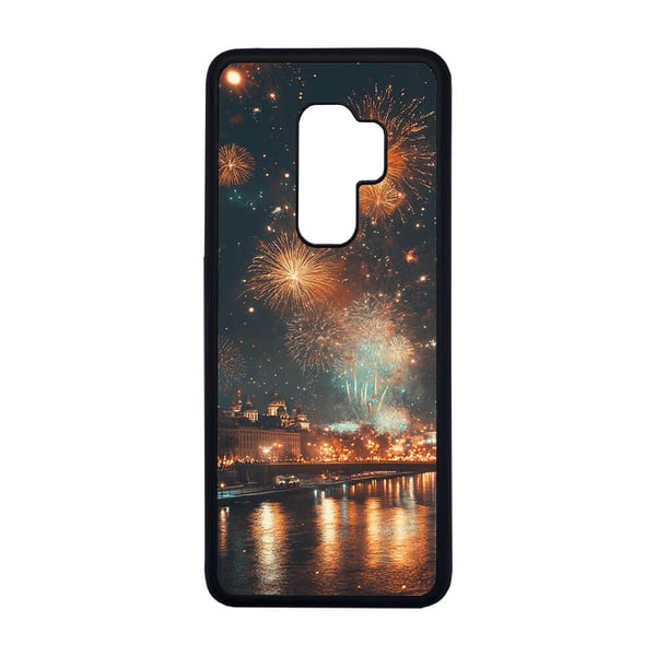 Til Samsung Galaxy S9+: Nyttår, mobildeksel med unikt motiv, beskyttende cover