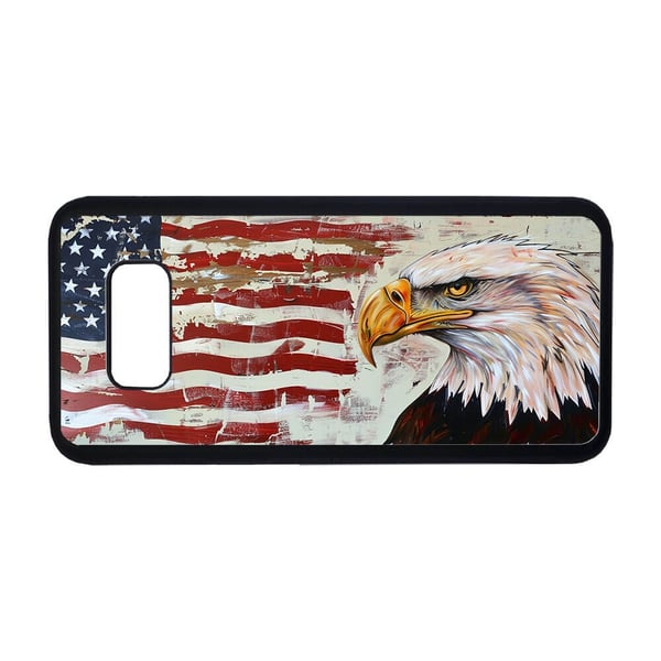 Til Samsung Galaxy S8: USA Ørn Flagg, mobildeksel med unikt motiv, beskyttende cover