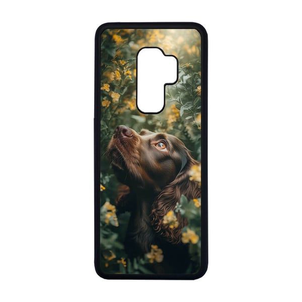 Til Samsung Galaxy S9+: Hund Engelsk Cocker Spaniel, mobildeksel med unikt motiv, beskyttende cover