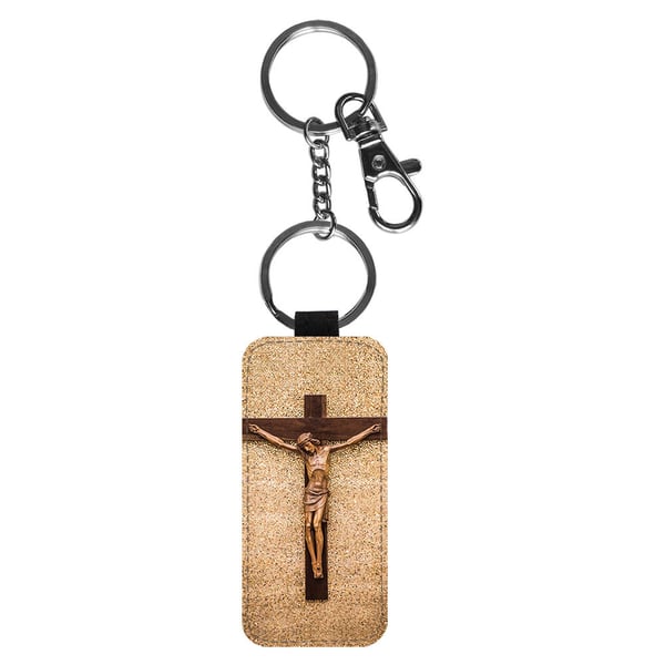 Avaimenperä: Crucifix -Jesus on the Cross, tyylikäs riipus, jossa on eloisa ja uniikki kuvio