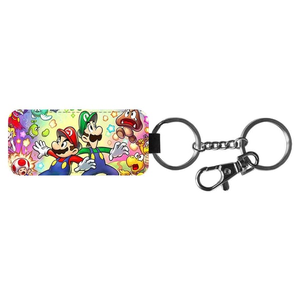 Nøkkelring: Mario Och Luigi, stilrent anheng med levende og unikt design