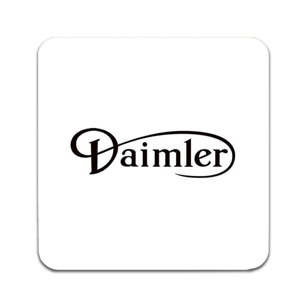 Glassunderlag (2-pakning): Daimler, stilrene underlag med unike og livlige motiver