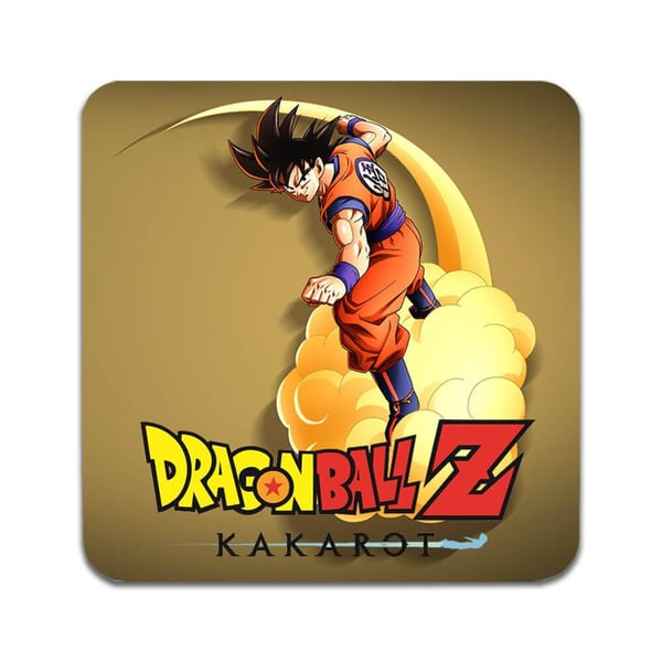 Lasinaluset (4 kpl): Manga Dragon Ball Z, tyylikkäät aluset uniikeilla ja eloisilla kuvioilla