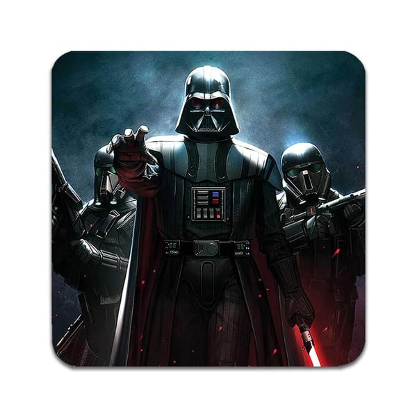 Glassunderlag (4-pakning): Star Wars, stilrene underlag med unike og livlige motiver