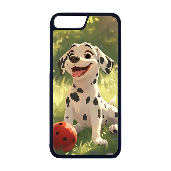 Til iPhone 7 Plus / 8 Plus: Barn Søt Tegneserie Dalmatiner Hund, mobildeksel med unikt motiv, beskyttende cover