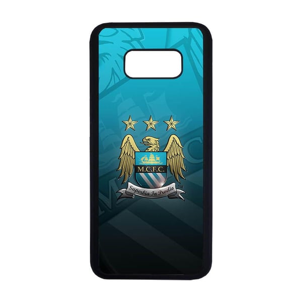 Til Samsung Galaxy S8+: Machester City, mobildeksel med unikt motiv, beskyttende cover