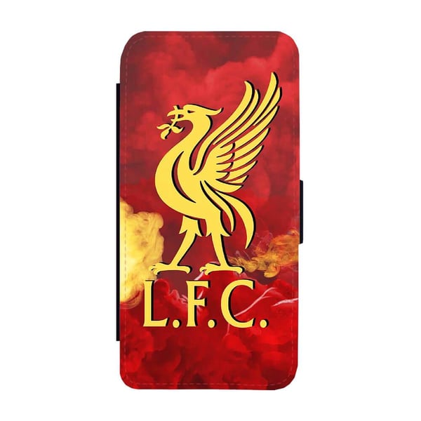 Til Samsung Galaxy S8+: Liverpool Liverbird, flip-cover med unikt motiv, mobilcover med standerfunktion