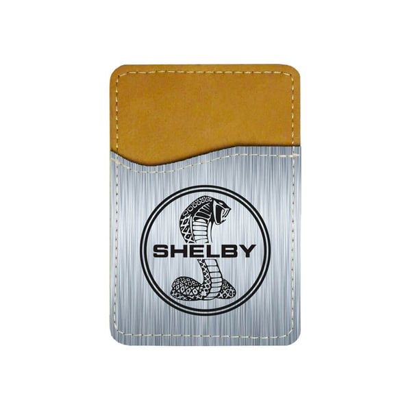 Selvklebende kortholder til mobil (Universell): Shelby, kortlomme med levende og unikt design til telefonen