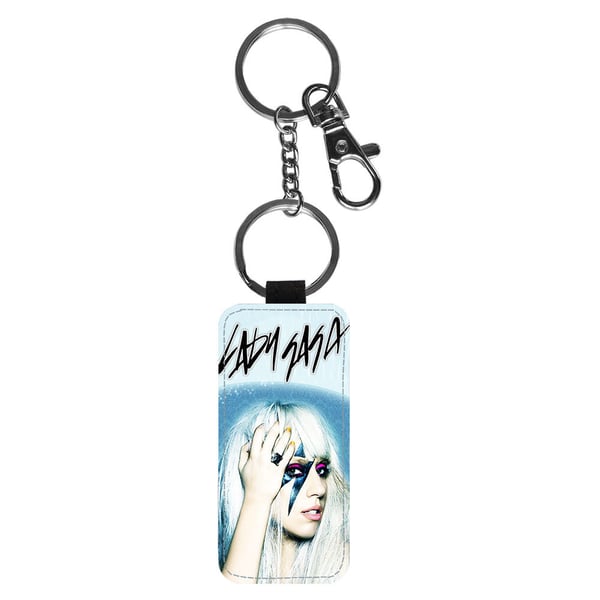 Nøkkelring: Lady Gaga, stilrent anheng med levende og unikt design
