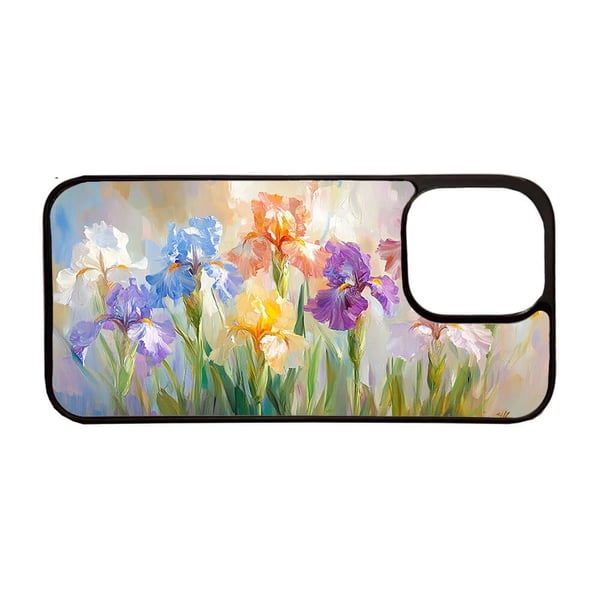 Kukka Iris Maalaus iPhone 12 Pro Max Kuori