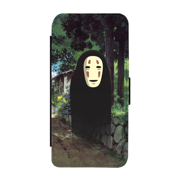 Til Samsung Galaxy S8+: Anime Spirited Away Kaonashi, flipdeksel med unikt motiv, mobiletui med stativfunksjon