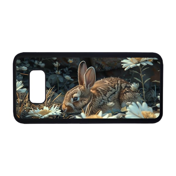 Til Samsung Galaxy S8+: Dyr Kanin, mobildeksel med unikt motiv, beskyttende cover