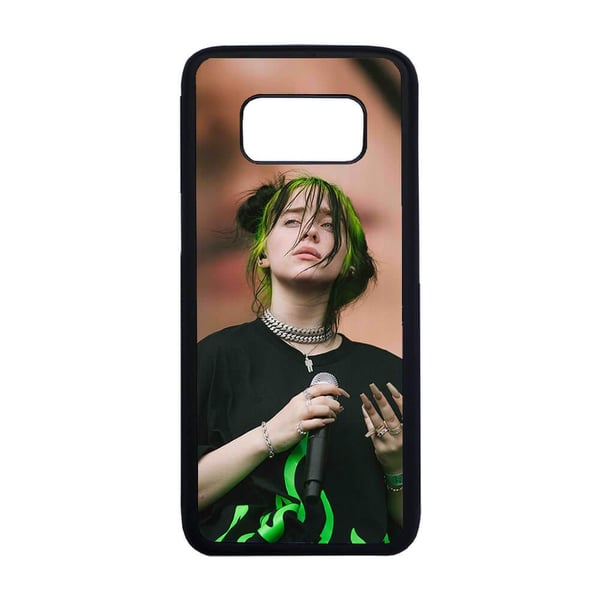 Til Samsung Galaxy S8: Billie Eilish, mobilcover med unikt motiv, beskyttende cover
