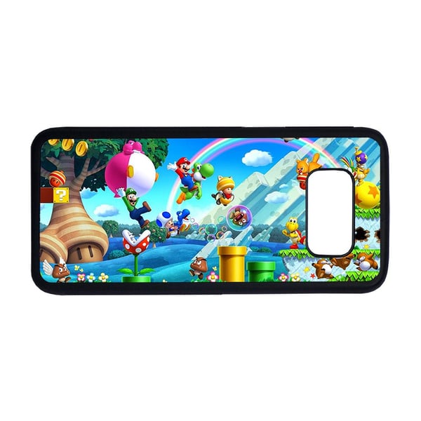 Til Samsung Galaxy S8: Super Mario Bros, mobildeksel med unikt motiv, beskyttende cover