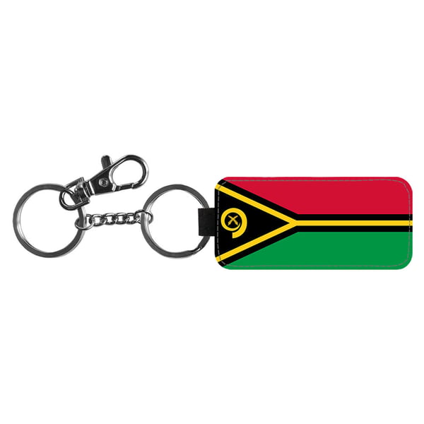 Avaimenperä: Flag of Vanuatu -Vanuatu Flag, tyylikäs riipus, jossa on eloisa ja uniikki kuvio