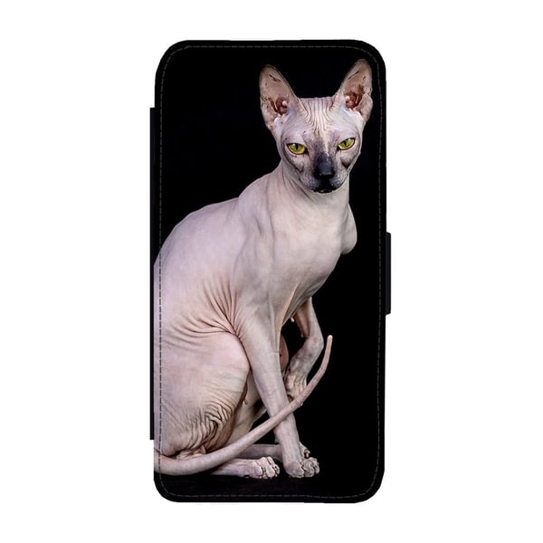 Sphynx Cat, flipdeksel med unikt motiv, mobiletui med stativfunksjon Til Samsung Galaxy S9