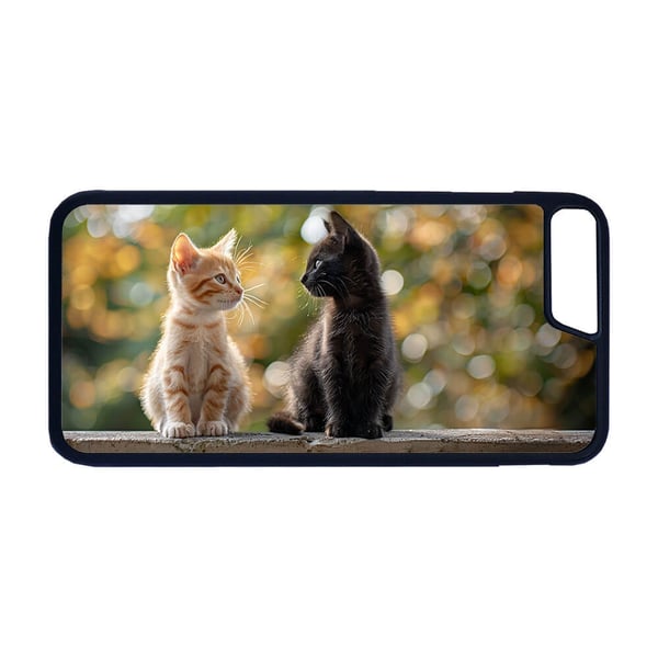Til iPhone 7 Plus / 8 Plus: Søde Killinger, mobilcover med unikt motiv, beskyttende cover