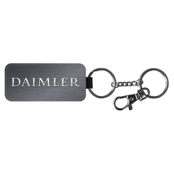 Nøkkelring: Daimler, stilrent anheng med levende og unikt design