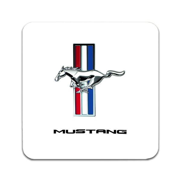 Lasinaluset (2 kpl): Mustang, tyylikkäät aluset uniikeilla ja eloisilla kuvioilla