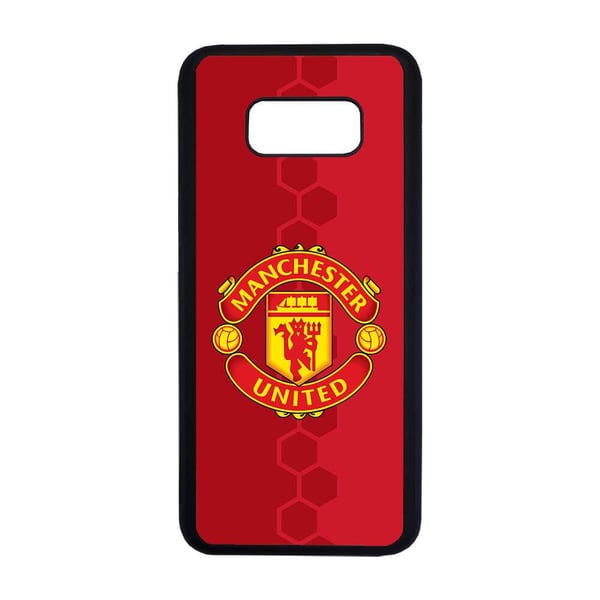 Til Samsung Galaxy S8+: Manchester United, mobildeksel med unikt motiv, beskyttende cover