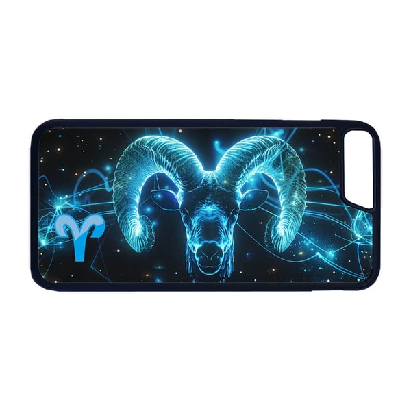 Til iPhone 7 Plus / 8 Plus: Stjernetegn Vædderen, mobilcover med unikt motiv, beskyttende cover