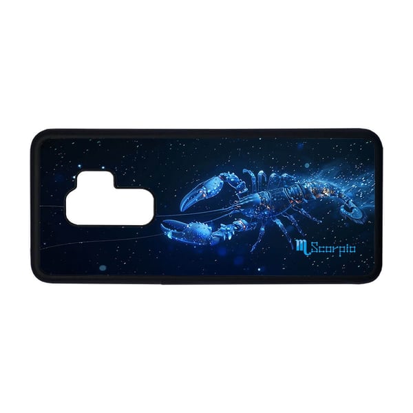 Til Samsung Galaxy S9+: Stjernetegn Skorpionen, mobildeksel med unikt motiv, beskyttende cover