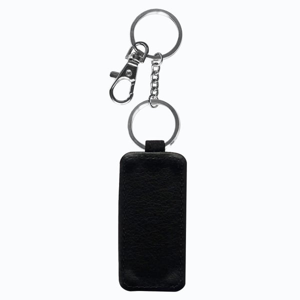 Nøkkelring: Lesotho Flagga, stilrent anheng med levende og unikt design