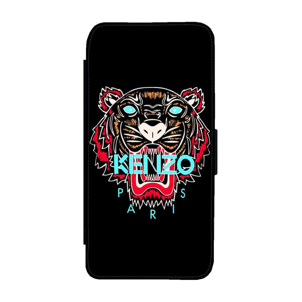 Kenzo Tiger Samsung Galaxy S8+, flipdeksel med unikt motiv, mobiletui med stativfunksjon