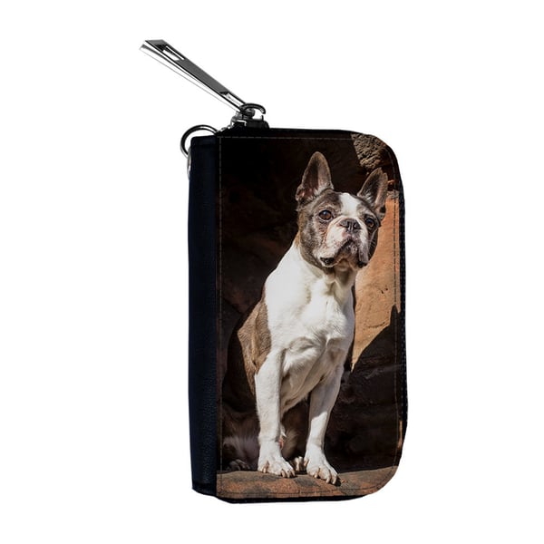 Auton avainkotelo: Boston Terrier Dog  Pouch, suojaava kotelo eloisalla ja uniikilla kuviolla
