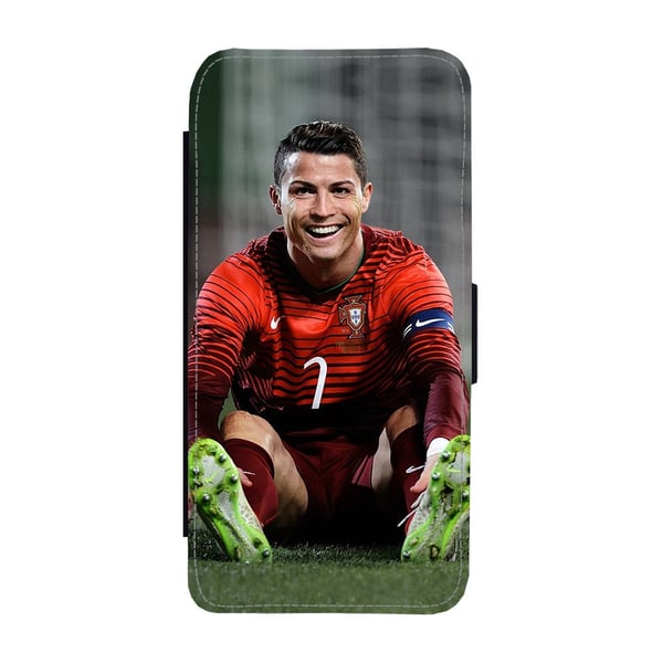 Cristiano Ronaldo Samsung Galaxy S9, flipdeksel med unikt motiv, mobiletui med stativfunksjon