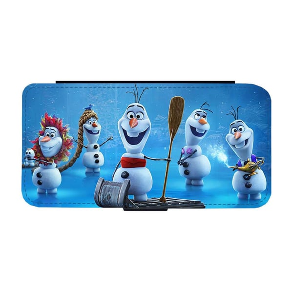 Til Samsung Galaxy S8: Olaf Presents, flipdeksel med unikt motiv, mobiletui med stativfunksjon