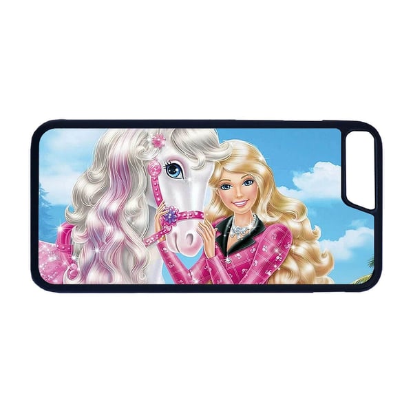 Til iPhone 7 Plus / 8 Plus: Barbie Pony Tale Movie, mobilcover med unikt motiv, beskyttende cover
