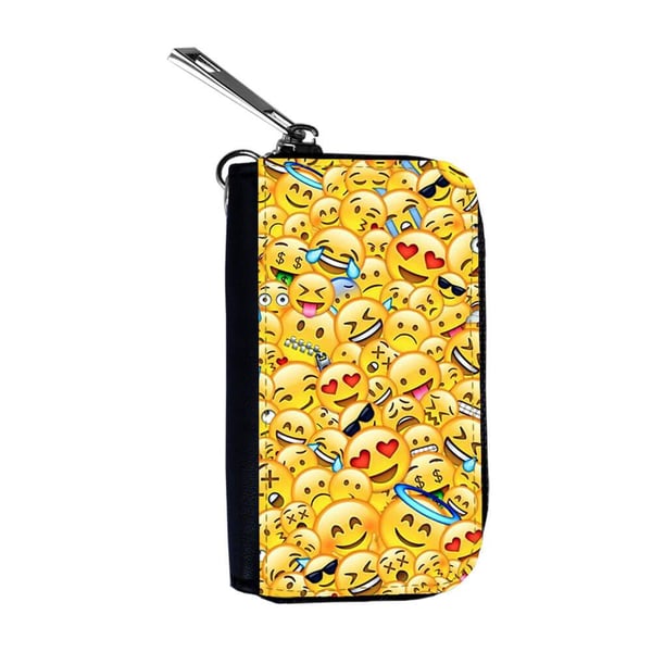 Auton avainkotelo: Emoji  Pouch, suojaava kotelo eloisalla ja uniikilla kuviolla