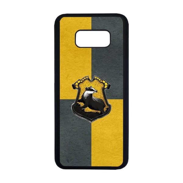 Til Samsung Galaxy S8+: Harry Potter Hufflepuff, mobildeksel med unikt motiv, beskyttende cover