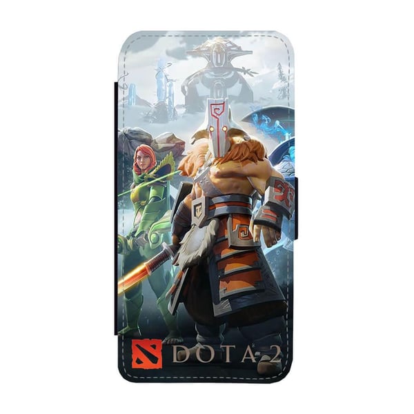 Dota 2 Samsung Galaxy S9, flipdeksel med unikt motiv, mobiletui med stativfunksjon