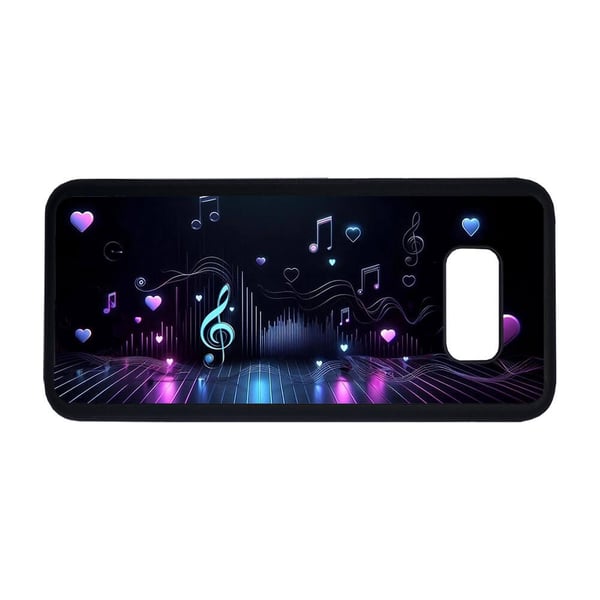 Til Samsung Galaxy S8+: Musikk, mobildeksel med unikt motiv, beskyttende cover