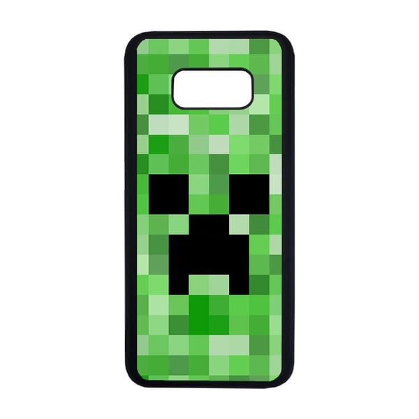 Til Samsung Galaxy S8+: Minecraft Creeper, mobildeksel med unikt motiv, beskyttende cover