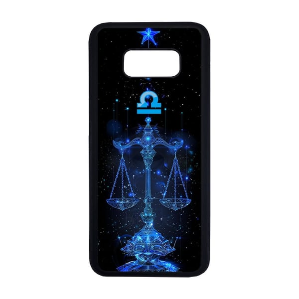 Til Samsung Galaxy S8: Stjernetegn Vekten, mobildeksel med unikt motiv, beskyttende cover